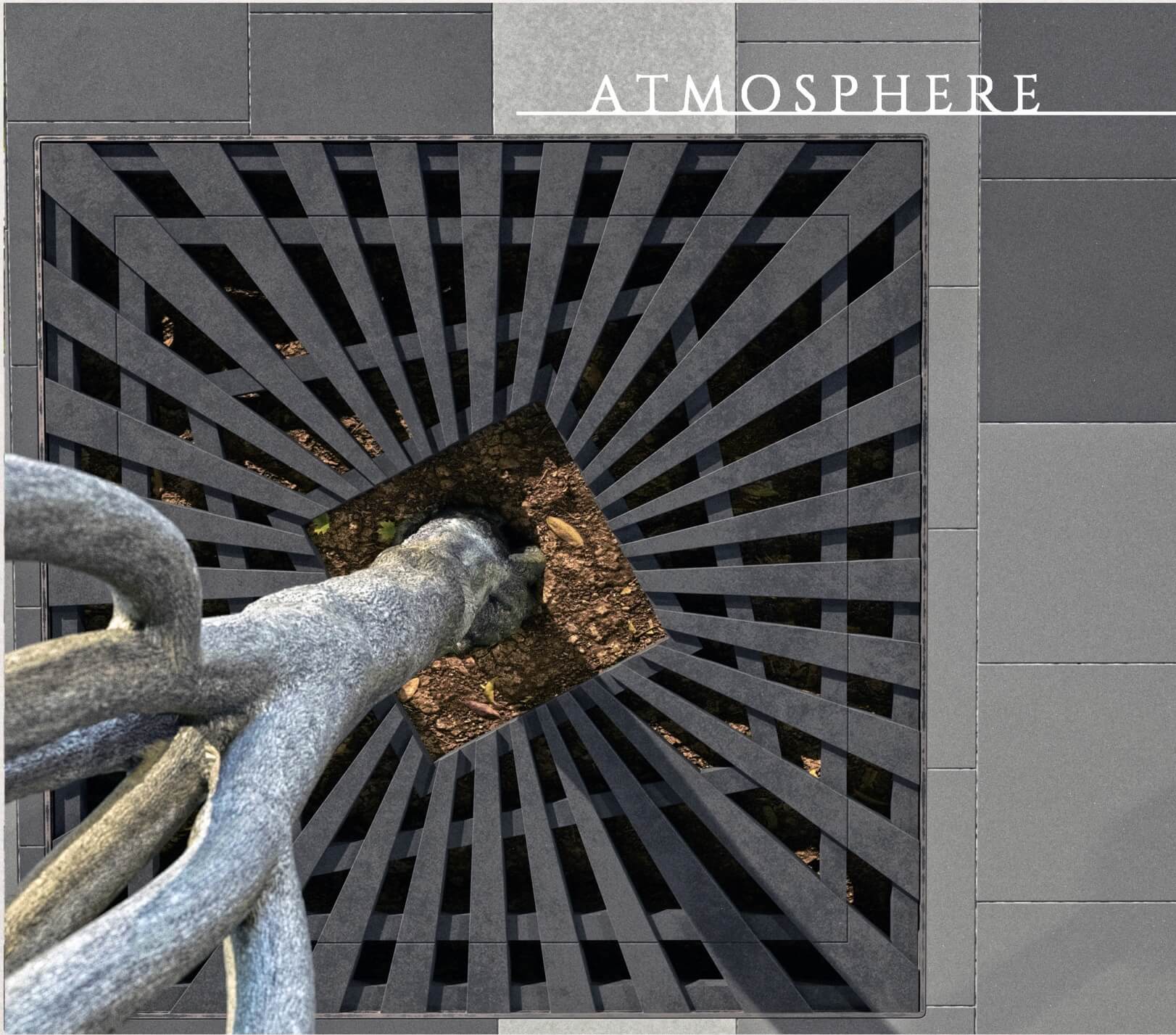 Приствольная решетка для дерева ZKING ATMOSPHERE 1.2х1.2м Черная в Смоленске фото