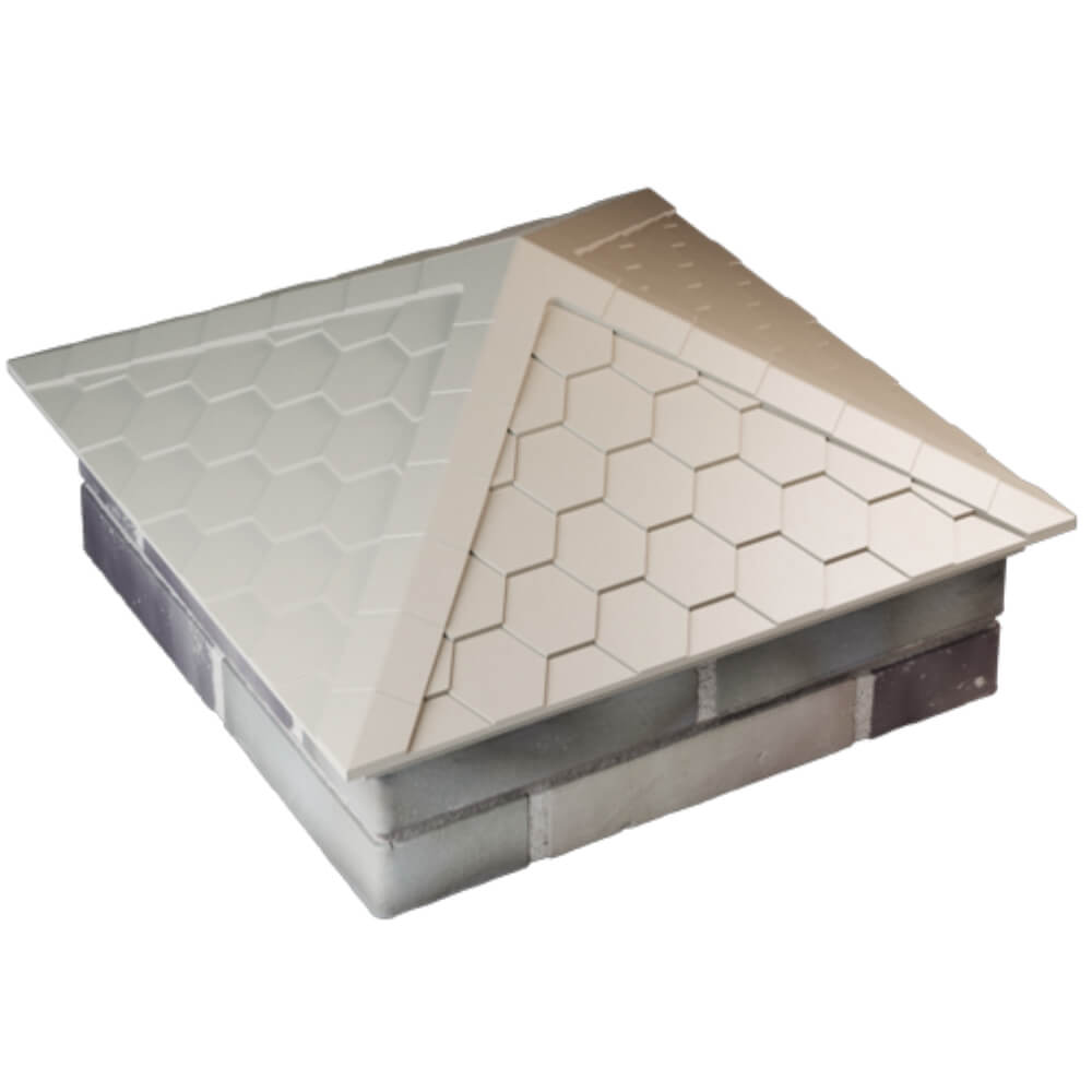 Колпак Zking Эверест Бежевый на столб 2х2 кирпича (535х535мм) Смоленск фото