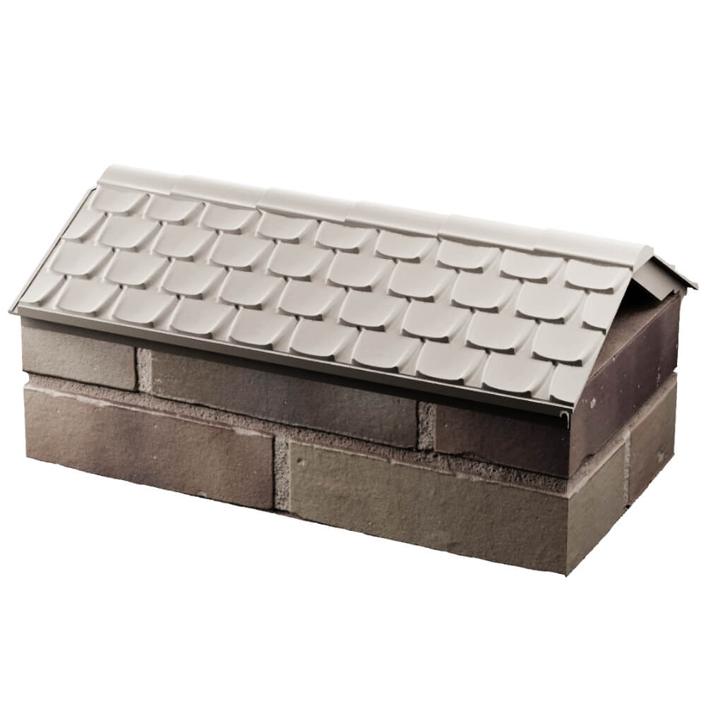 Парапет Zking Эльбрус Бежевый с посадкой на 1 кирпич (255мм) в Смоленске фото