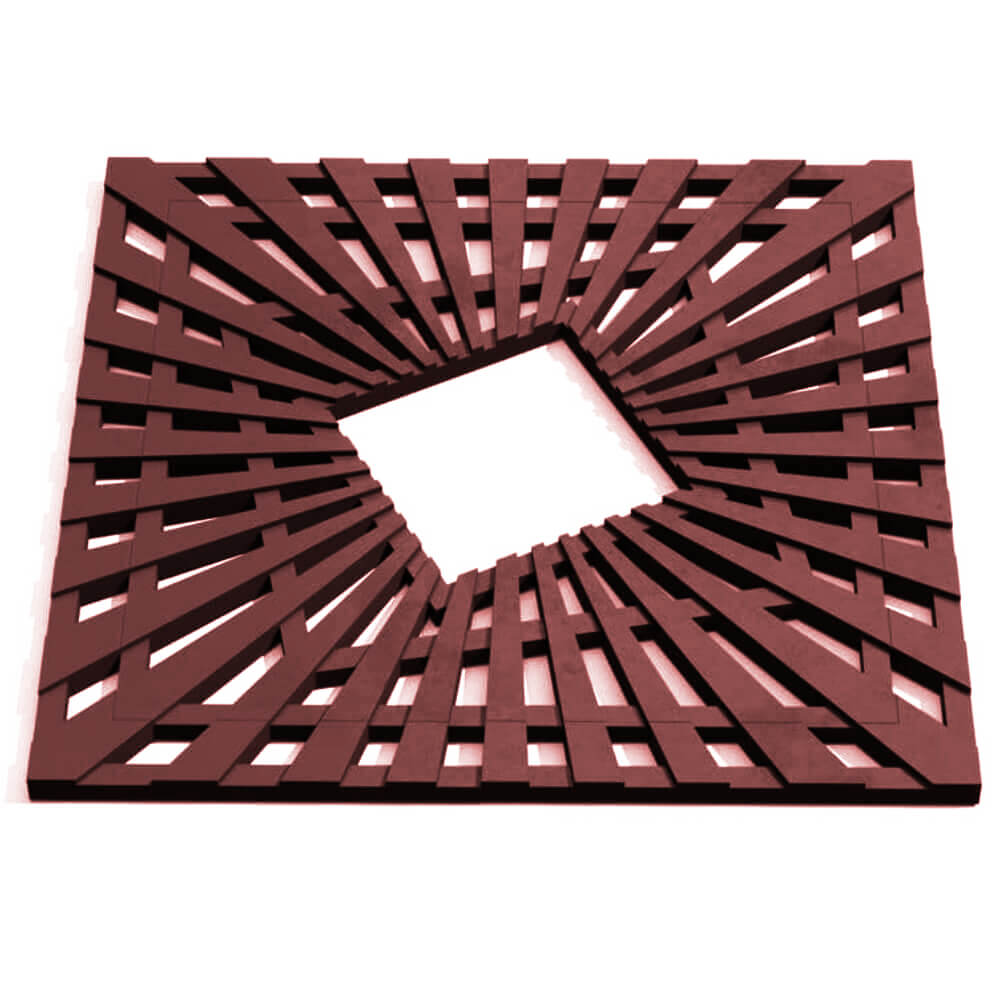 Приствольная решетка для дерева ZKING ATMOSPHERE 1.2х1.2м Коричневая Смоленск фото