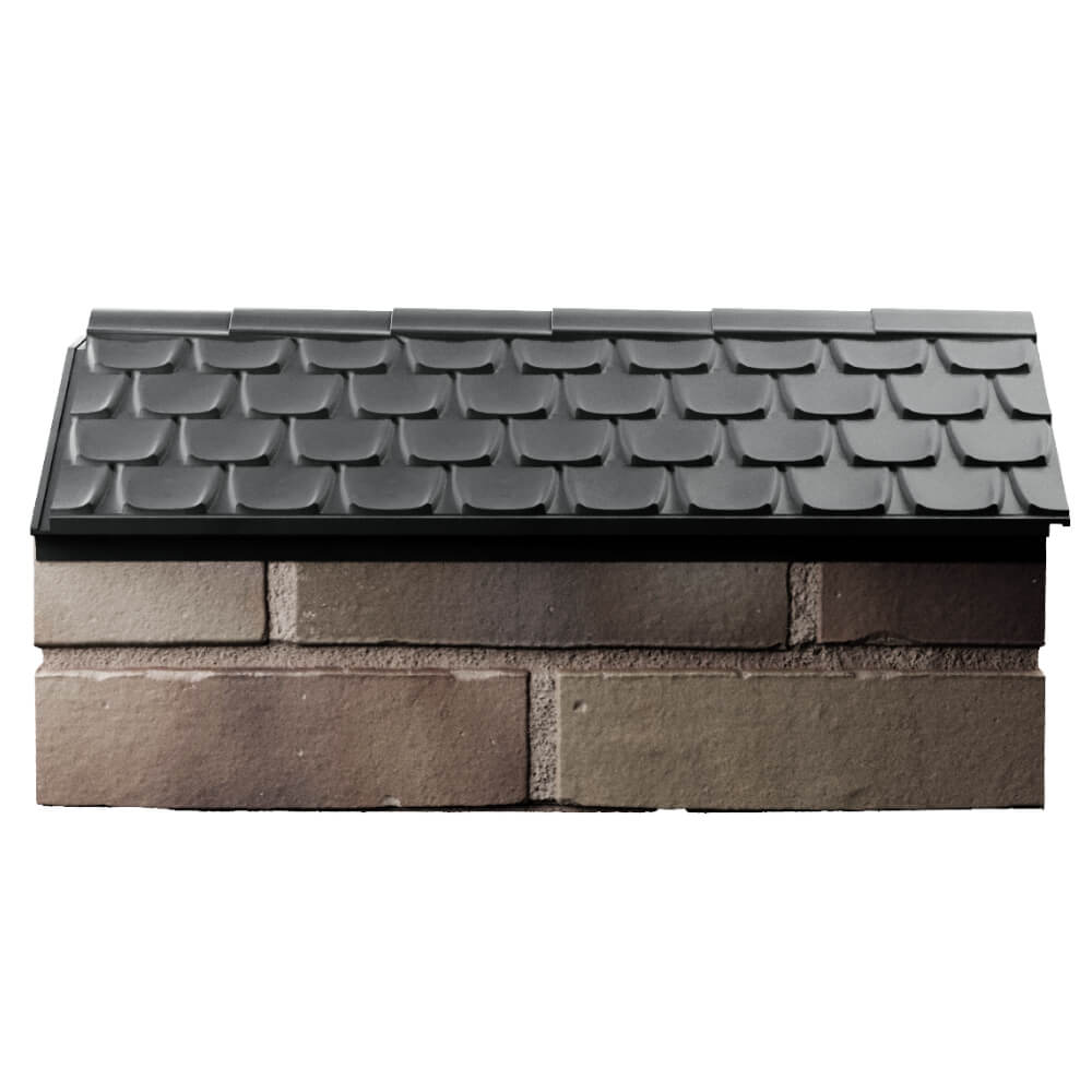 Парапет Zking Эльбрус Серый с посадкой на 1 кирпич (255мм) в Смоленске фото