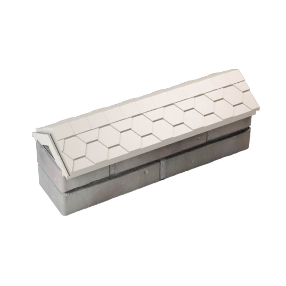 Парапет Zking Эверест Бежевый с посадкой на 0.5 кирпича (130мм) в Смоленске фото