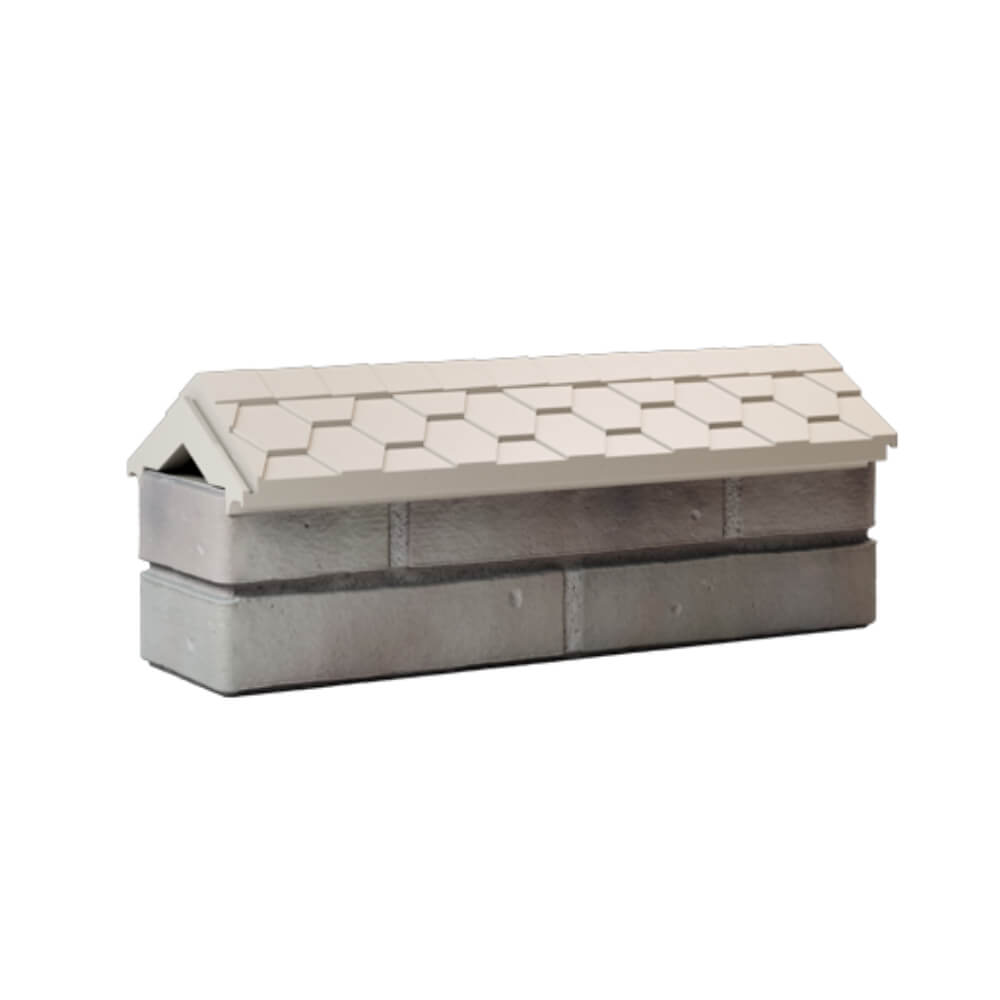 Парапет Zking Эверест Бежевый с посадкой на 0.5 кирпича (130мм) Смоленск фото