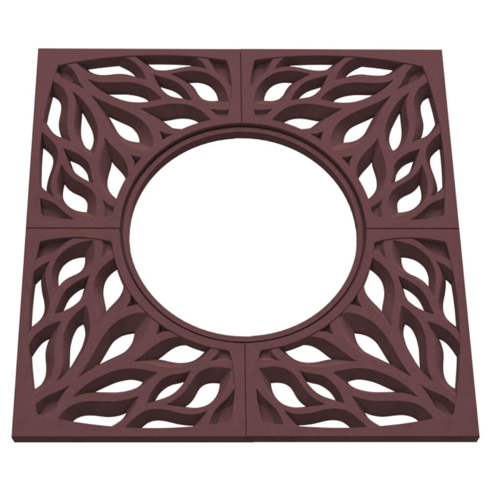 Приствольная решетка для дерева ZKING CRUST 1.2х1.2м Коричневая в Смоленске фото