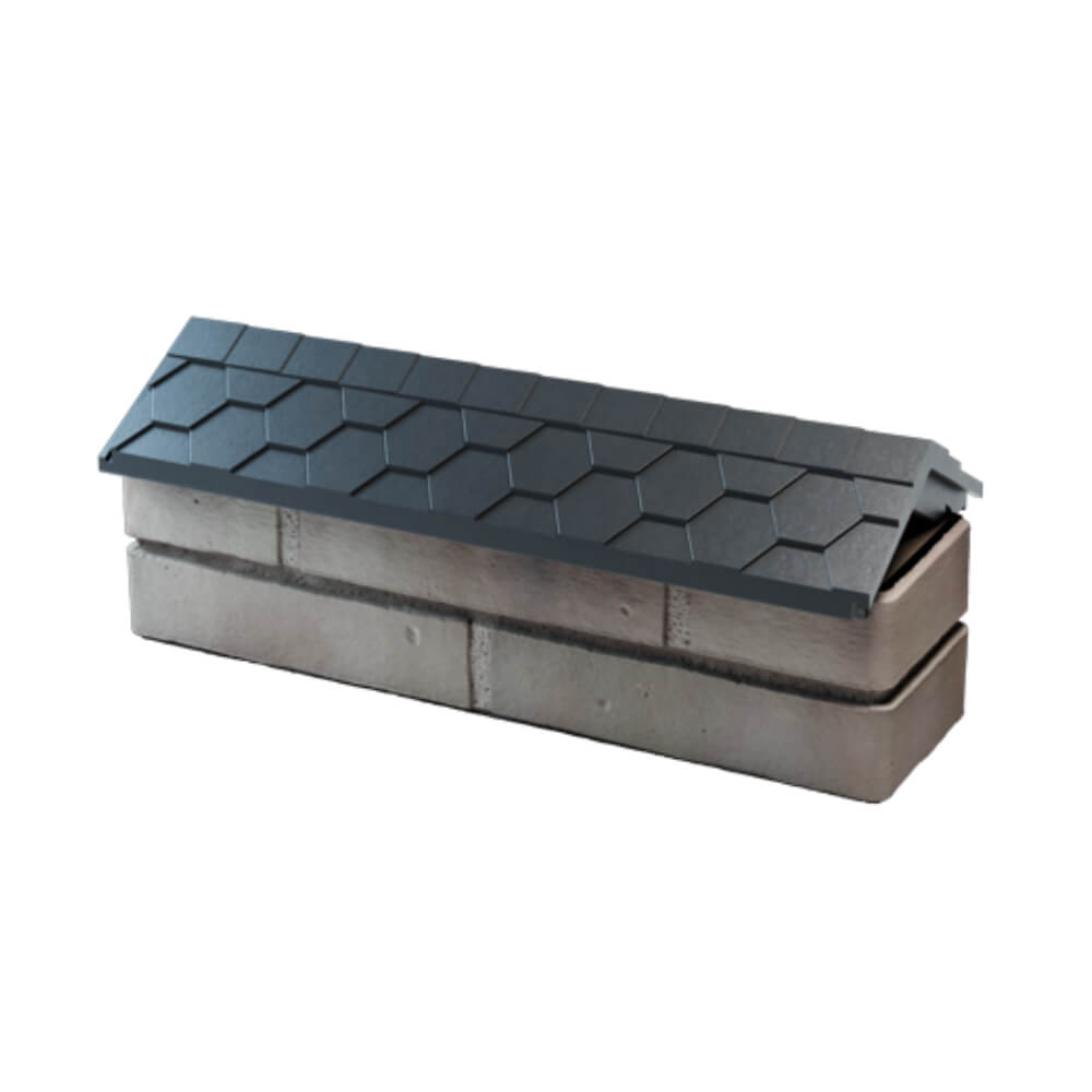 Парапет Zking Эверест Серый с посадкой на 0.5 кирпича (130мм) в Смоленске фото