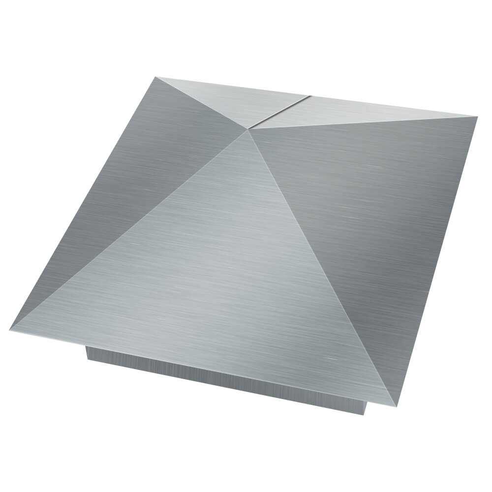 Колпак металлический 380х380мм оцинкованный заборный Смоленск фото