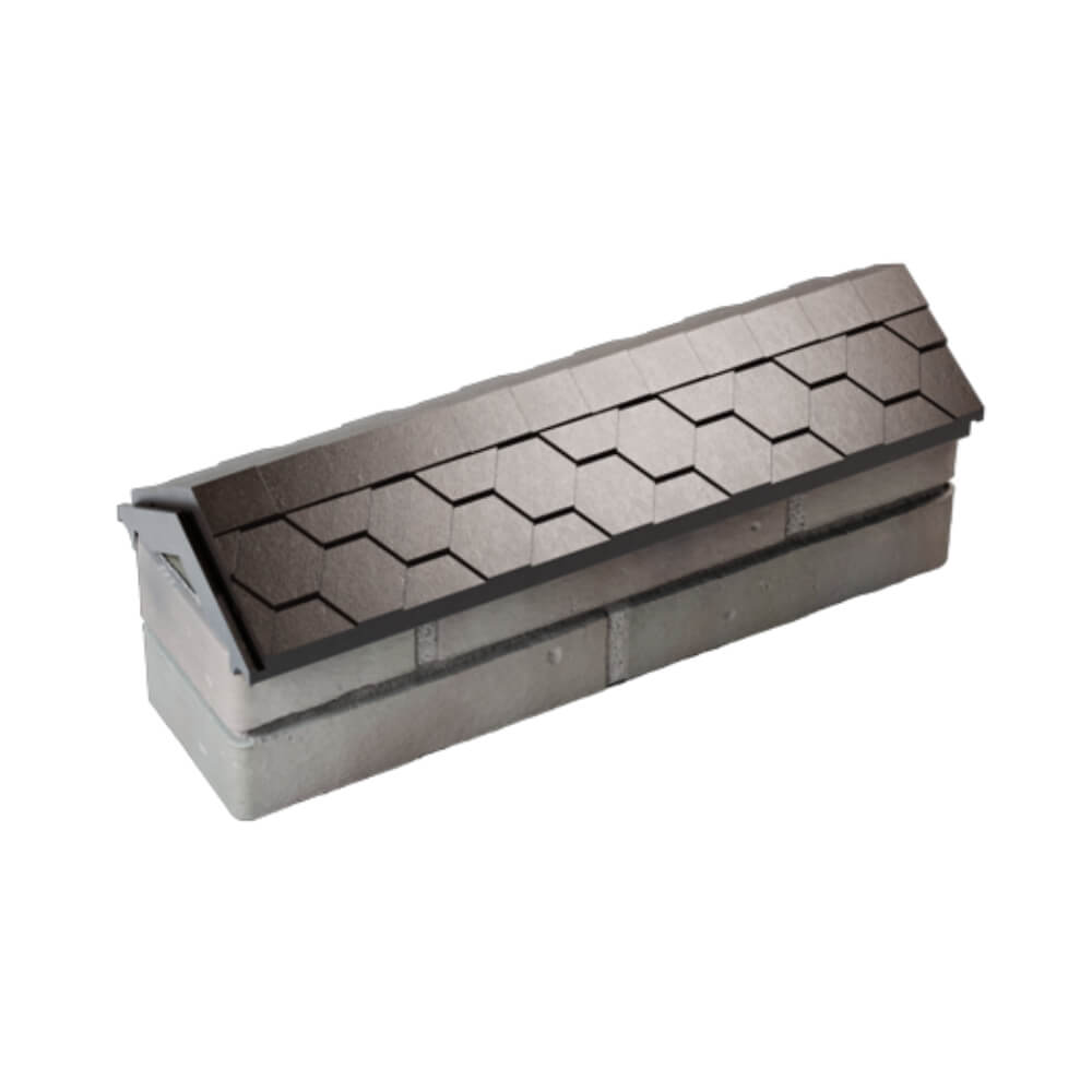 Парапет Zking Эверест Коричневый с посадкой на 0.5 кирпича (130мм) в Смоленске фото