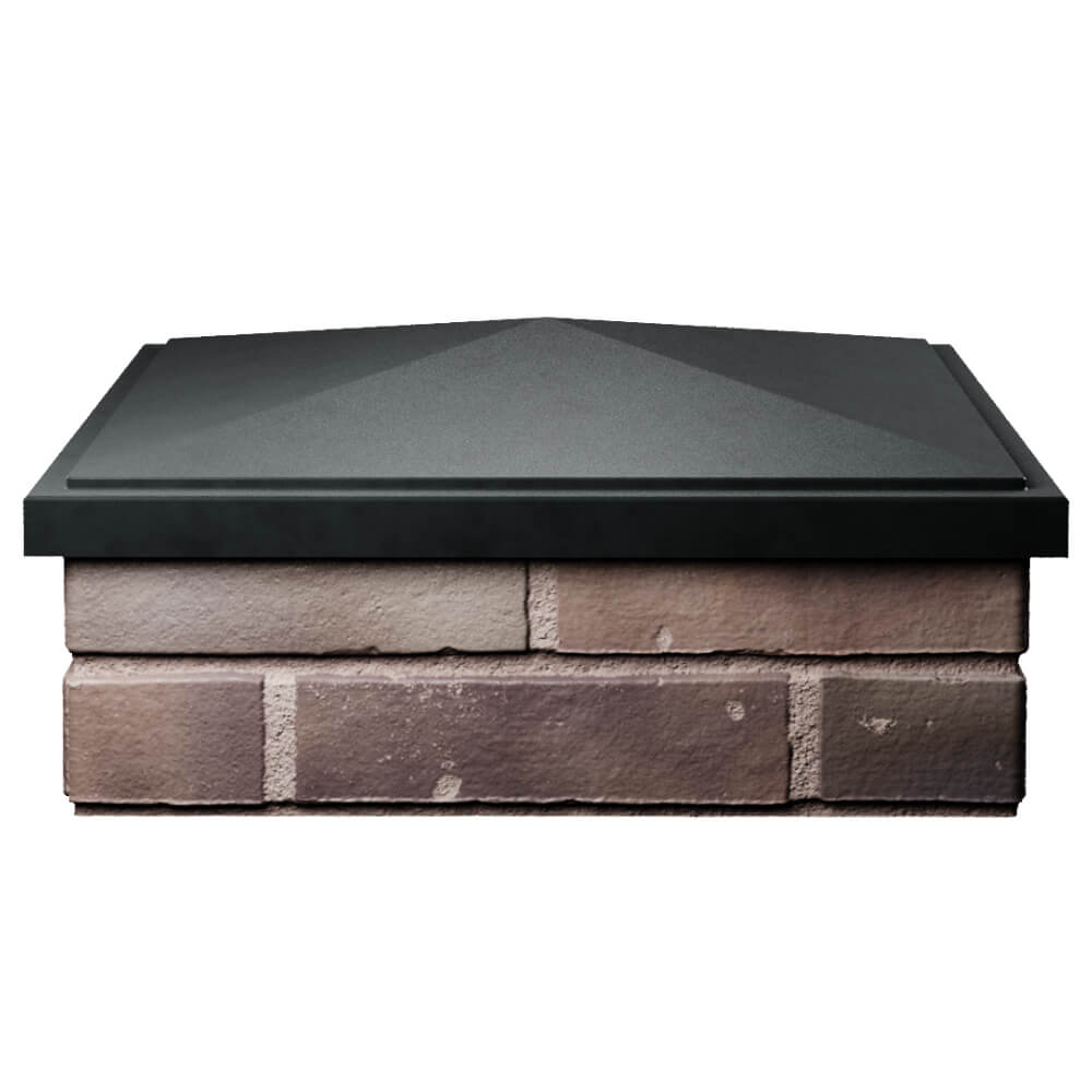 Колпак Zking БонаМоно Черный на столб 2х2 кирпича (515х515, 530х530мм) Смоленск фото