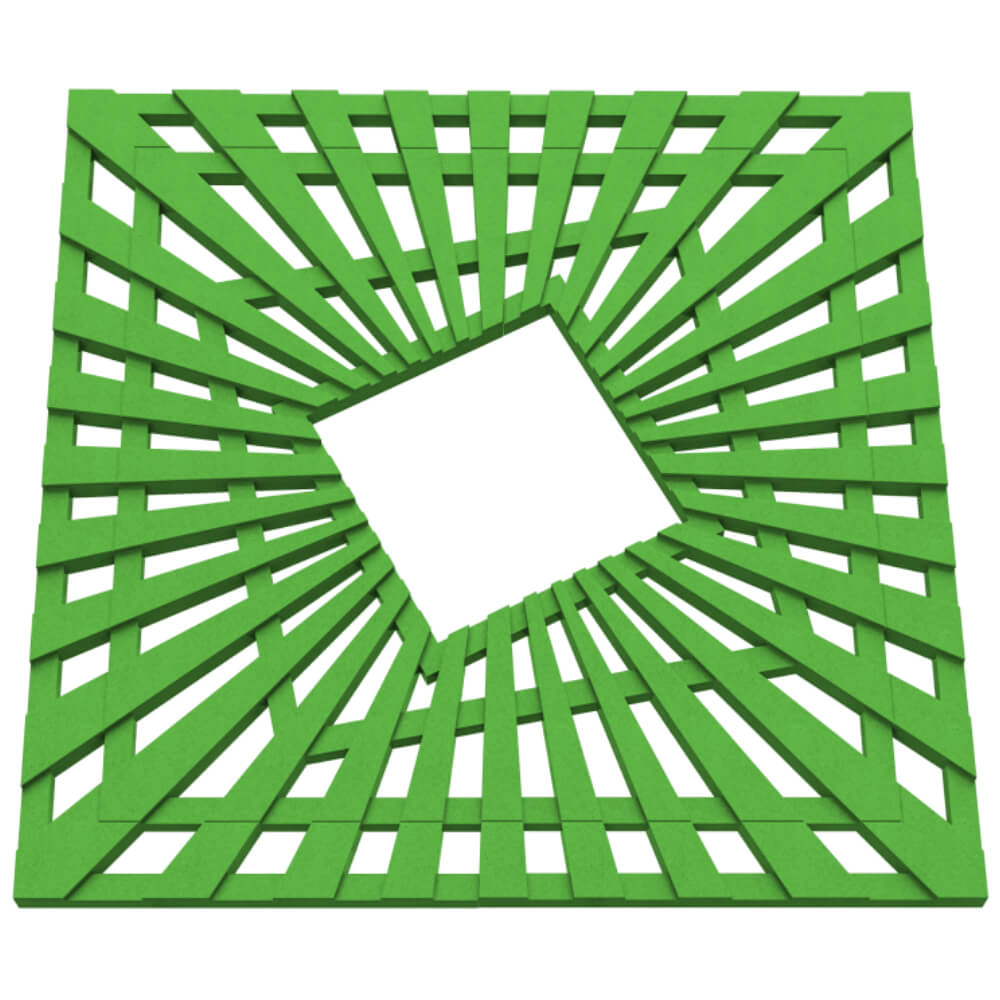 Приствольная решетка для дерева ZKING ATMOSPHERE 1.2х1.2м Зеленая в Смоленске фото