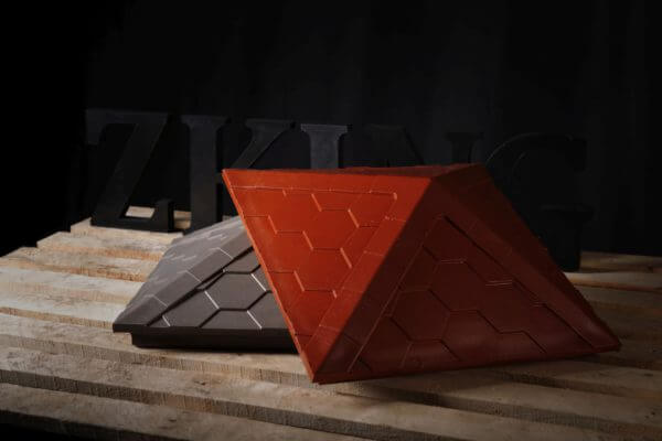 Колпак Zking Эверест Красный на столб 1.5х1.5 кирпича (390х390мм) в Смоленске фото