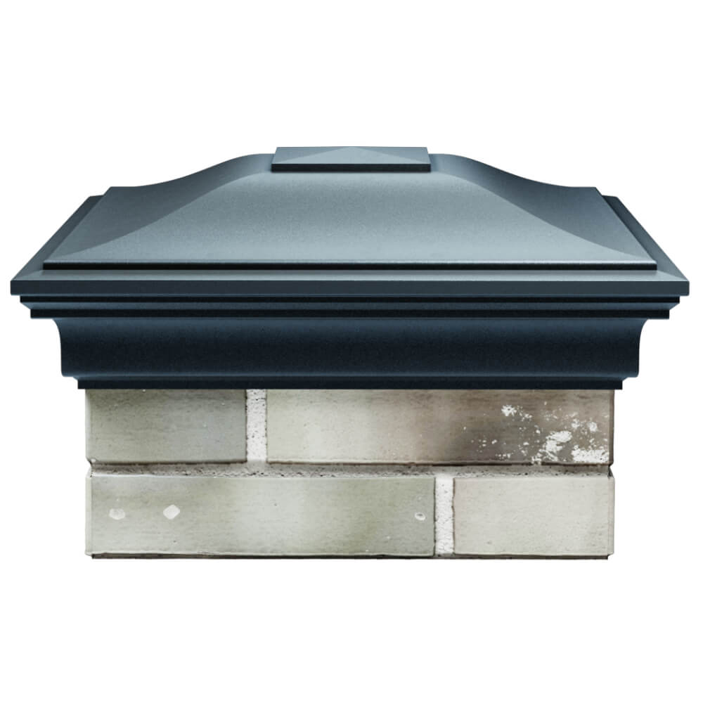 Колпак Zking Монблан Серый на столб 1.5х1.5 кирпича (385х385мм) Смоленск фото