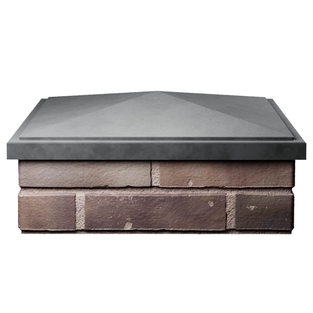 Колпак Zking БонаМоно Серый на столб 2х2 кирпича (515х515, 530х530мм) Смоленск фото