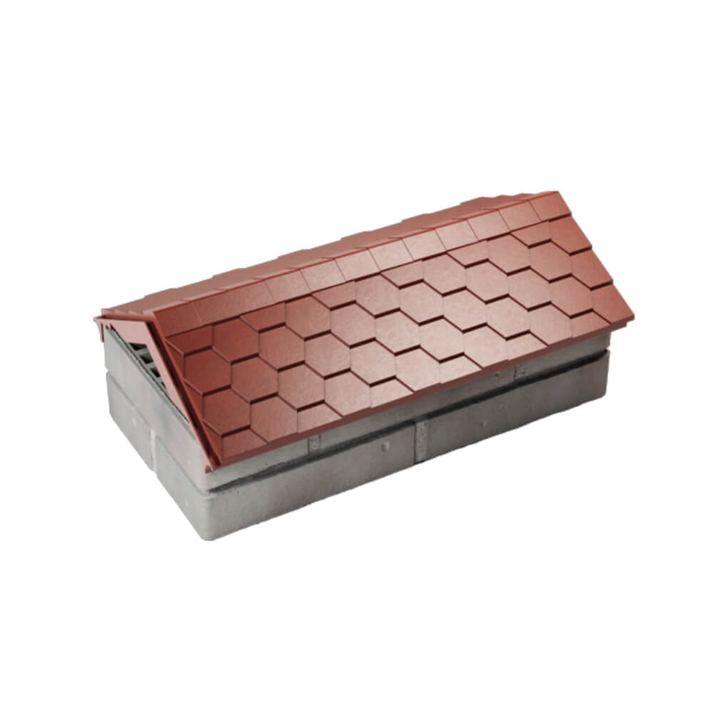 Парапет Zking Эверест Красный с посадкой на 1 кирпич (200/225/255мм) в Смоленске фото