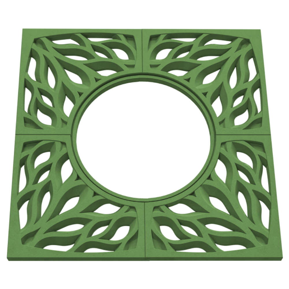 Приствольная решетка для дерева ZKING CRUST 1.2х1.2м Зеленая в Смоленске фото