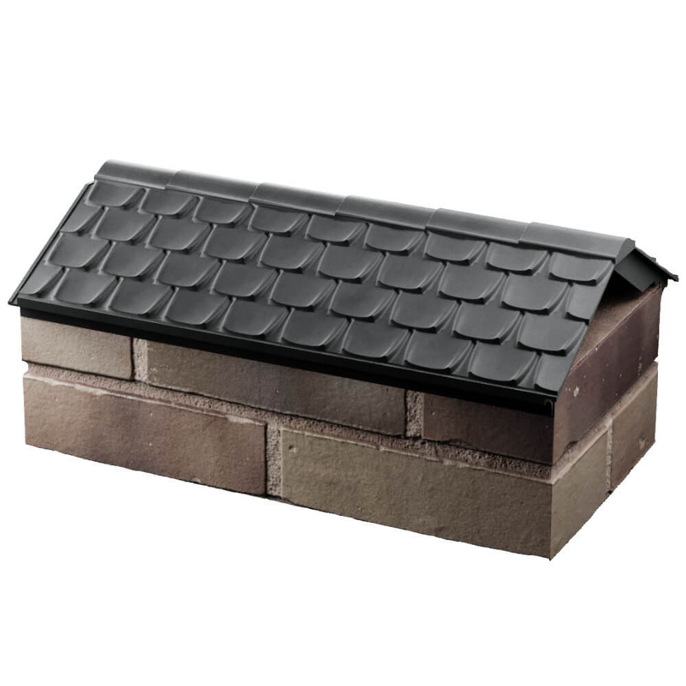 Парапет Zking Эльбрус Серый с посадкой на 1 кирпич (255мм) в Смоленске фото