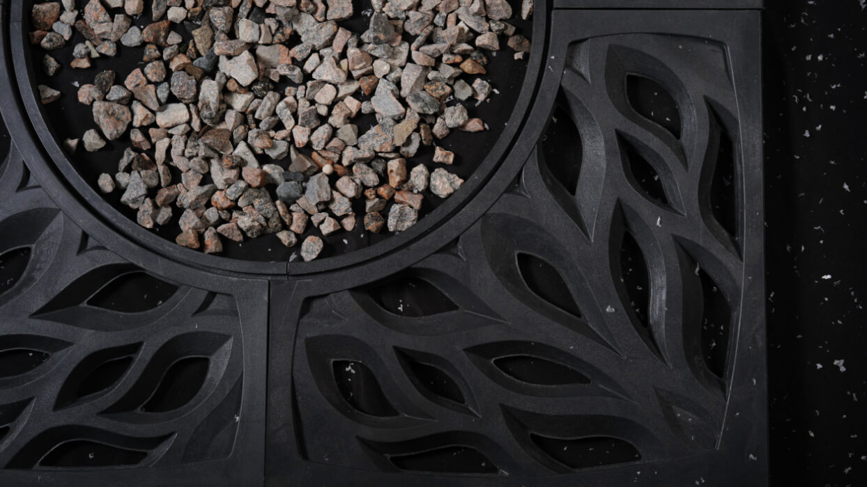 Приствольная решетка для дерева ZKING CRUST 1.2х1.2м Черная в Смоленске фото