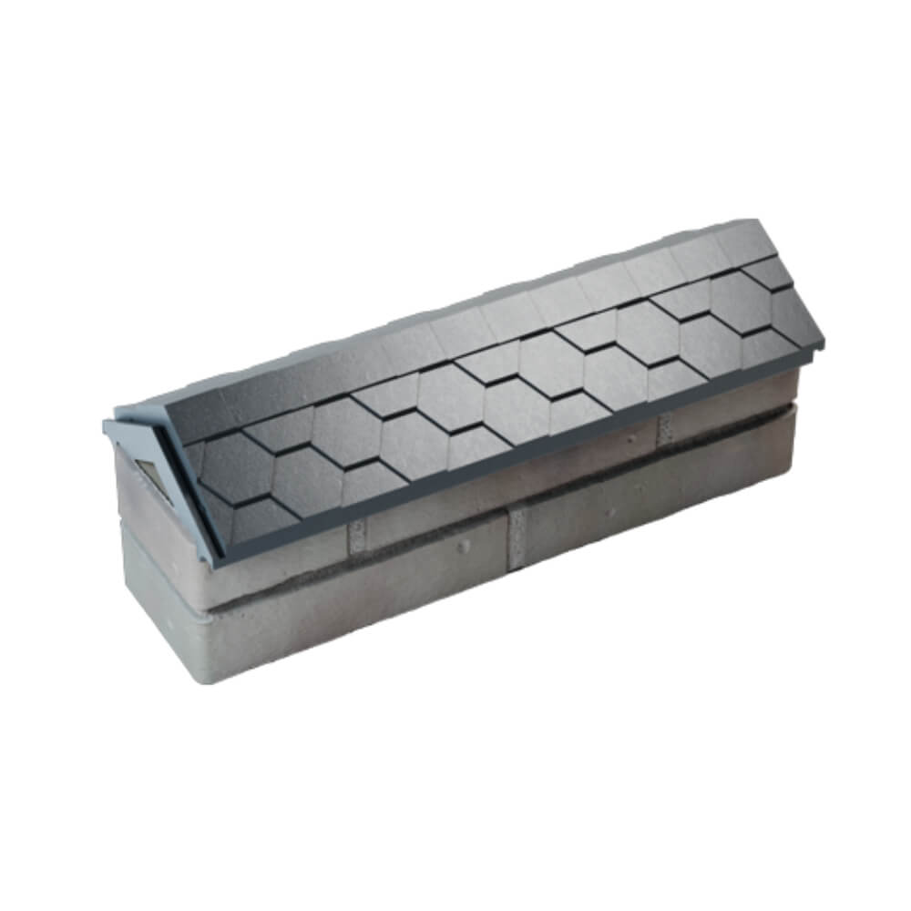 Парапет Zking Эверест Серый с посадкой на 0.5 кирпича (130мм) в Смоленске фото